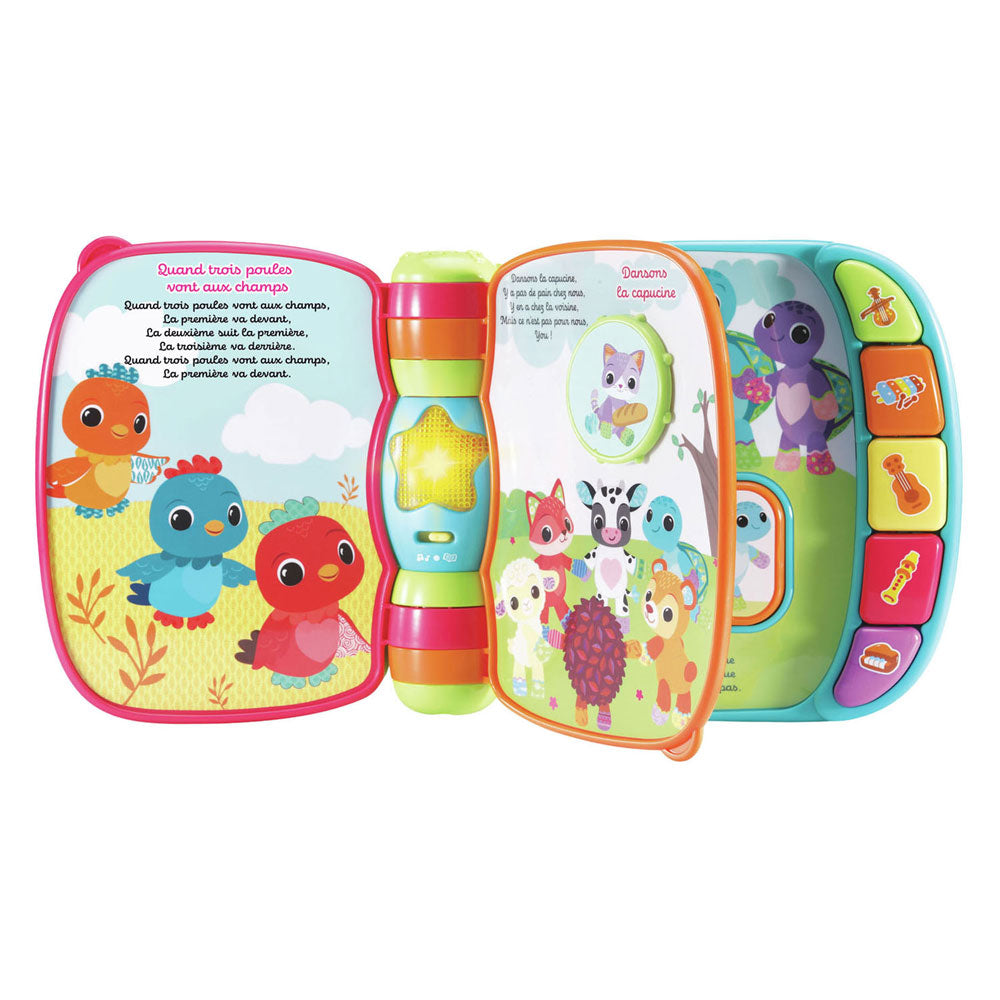 Vtech libro infantil interactivo bebé libro súper encantado de gatitos bebé azul multicolor