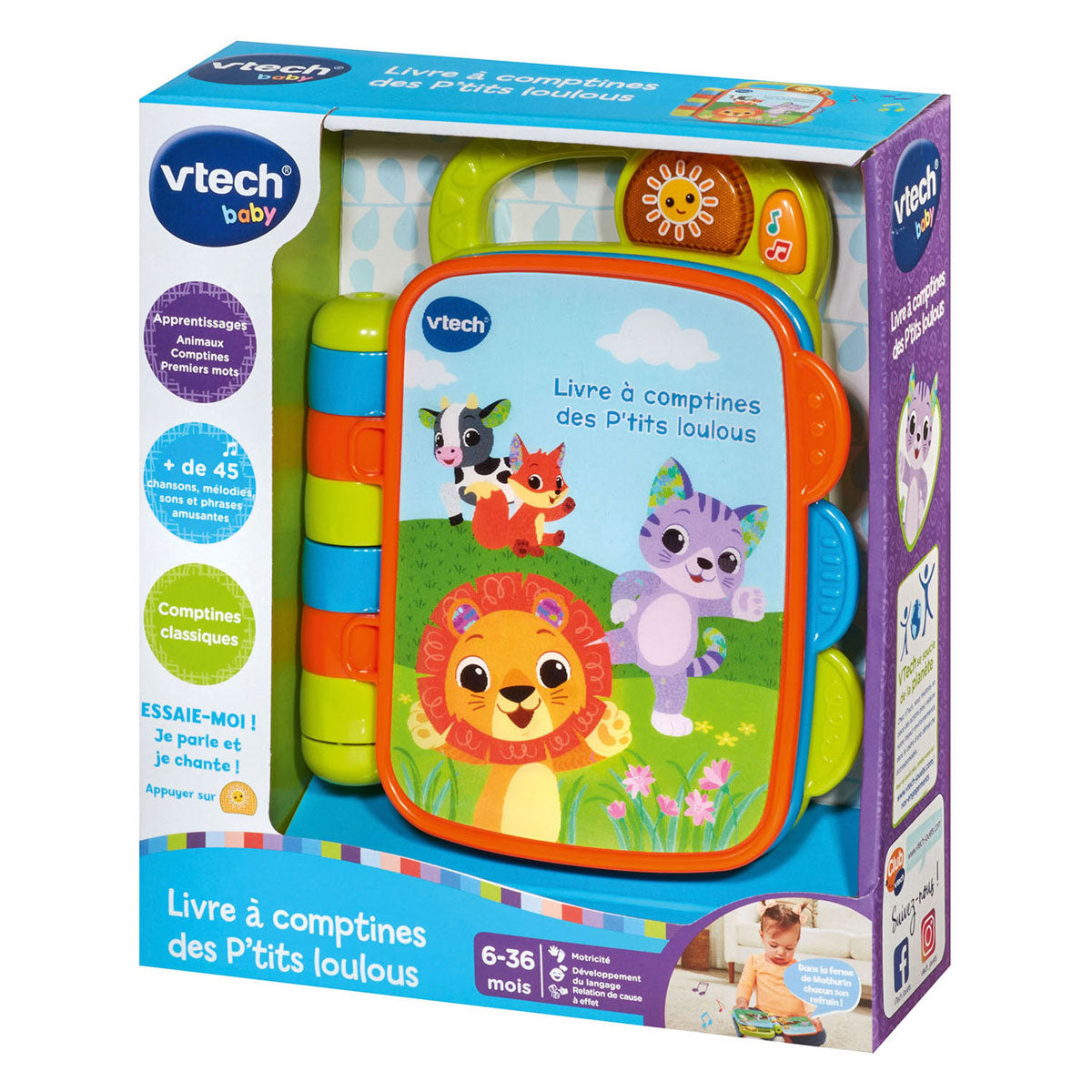 Libro Vtech con filastrocche