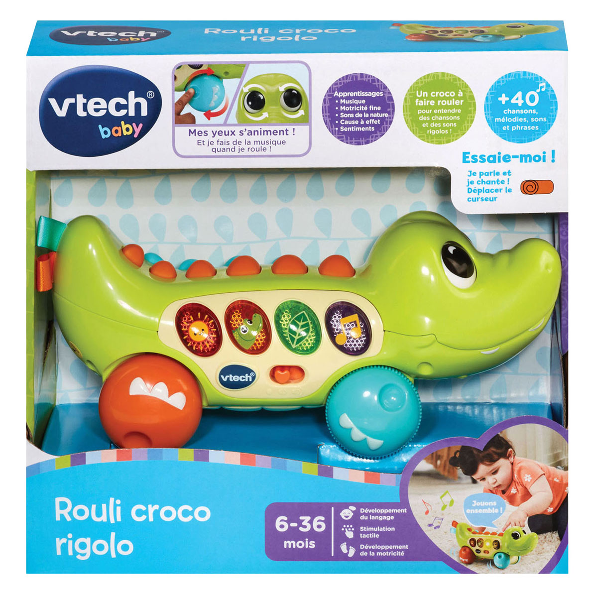 Vtech allegro coccodrillo arrotolato