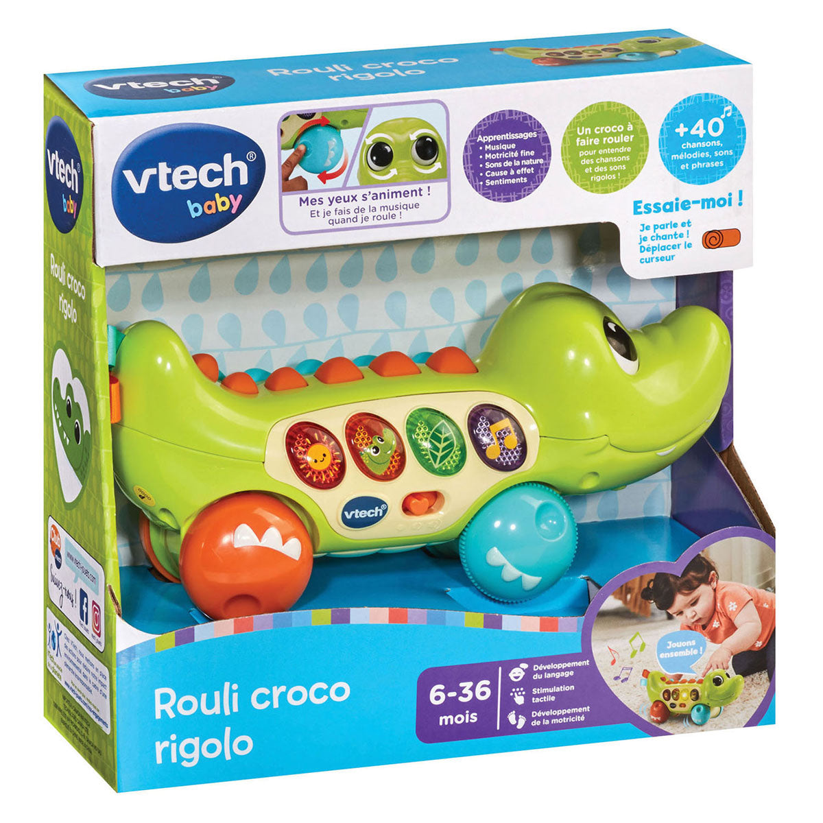 Vtech allegro coccodrillo arrotolato