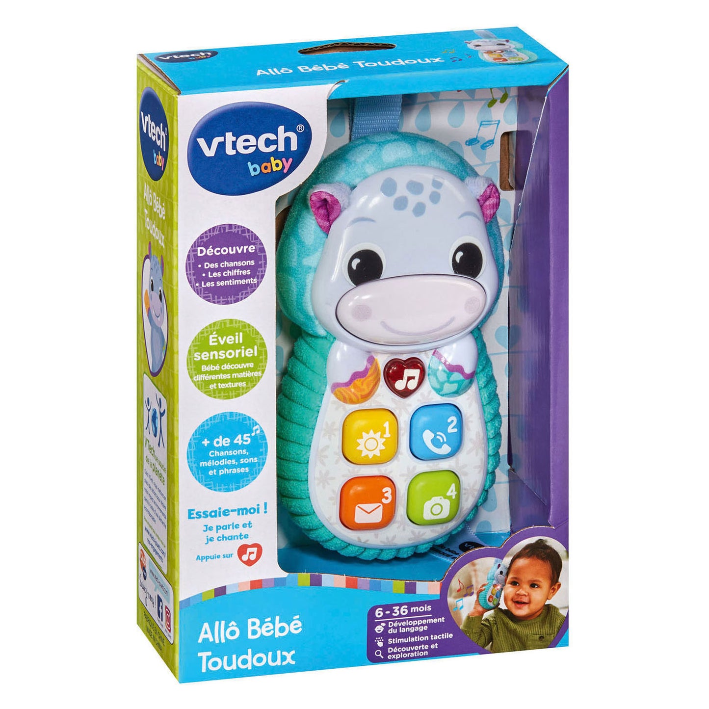 Telefono ippopotamo per bambini Vtech