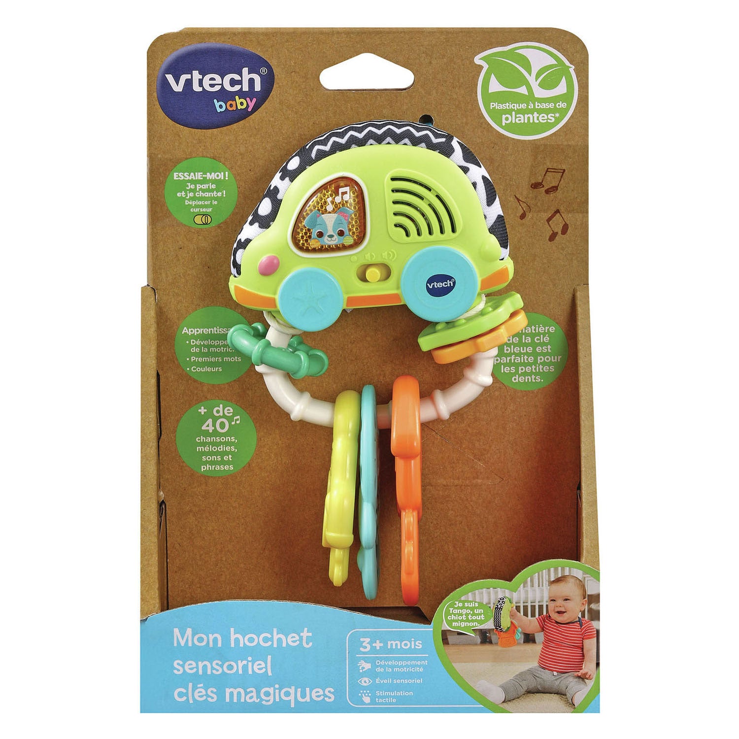 Sonajero llave mágica bebé Vtech
