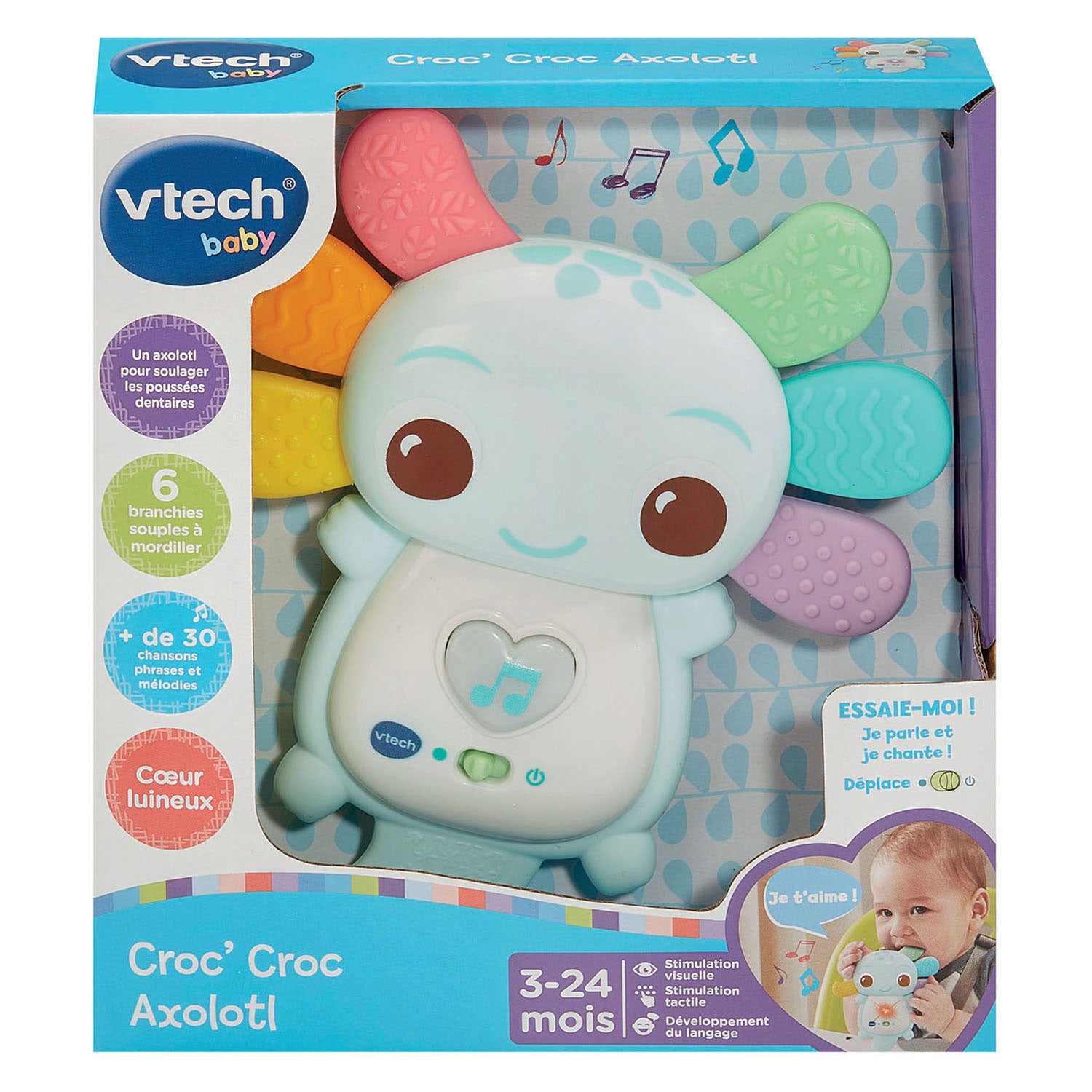 Sonajero ajolote bebe vtech