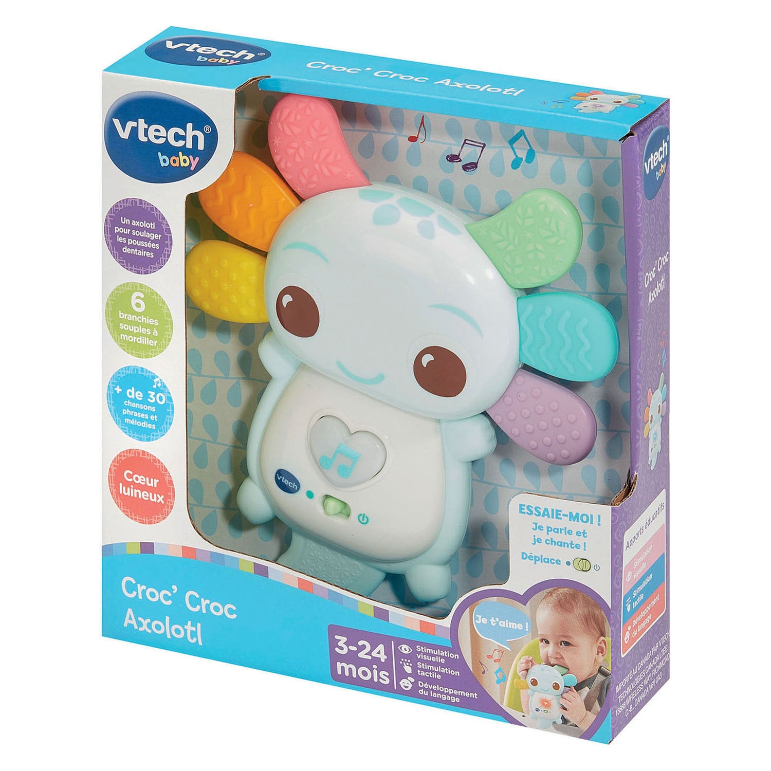 Sonajero ajolote bebe vtech