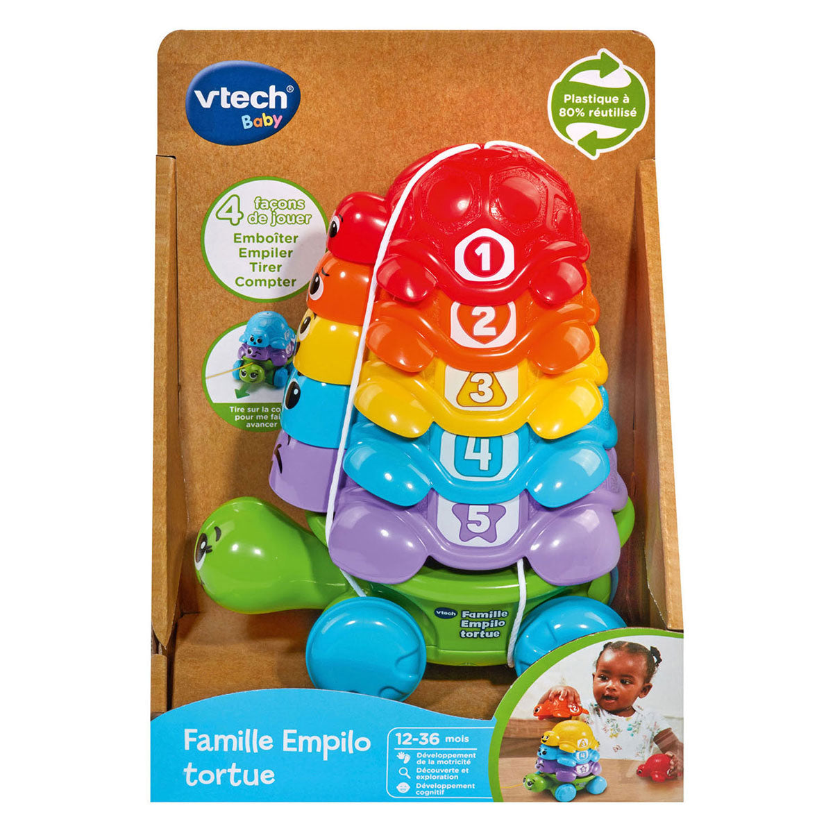 Tartaruga torre impilabile per bambini Vtech