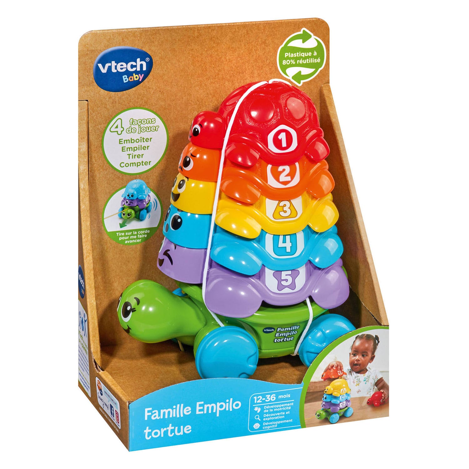 Tartaruga torre impilabile per bambini Vtech