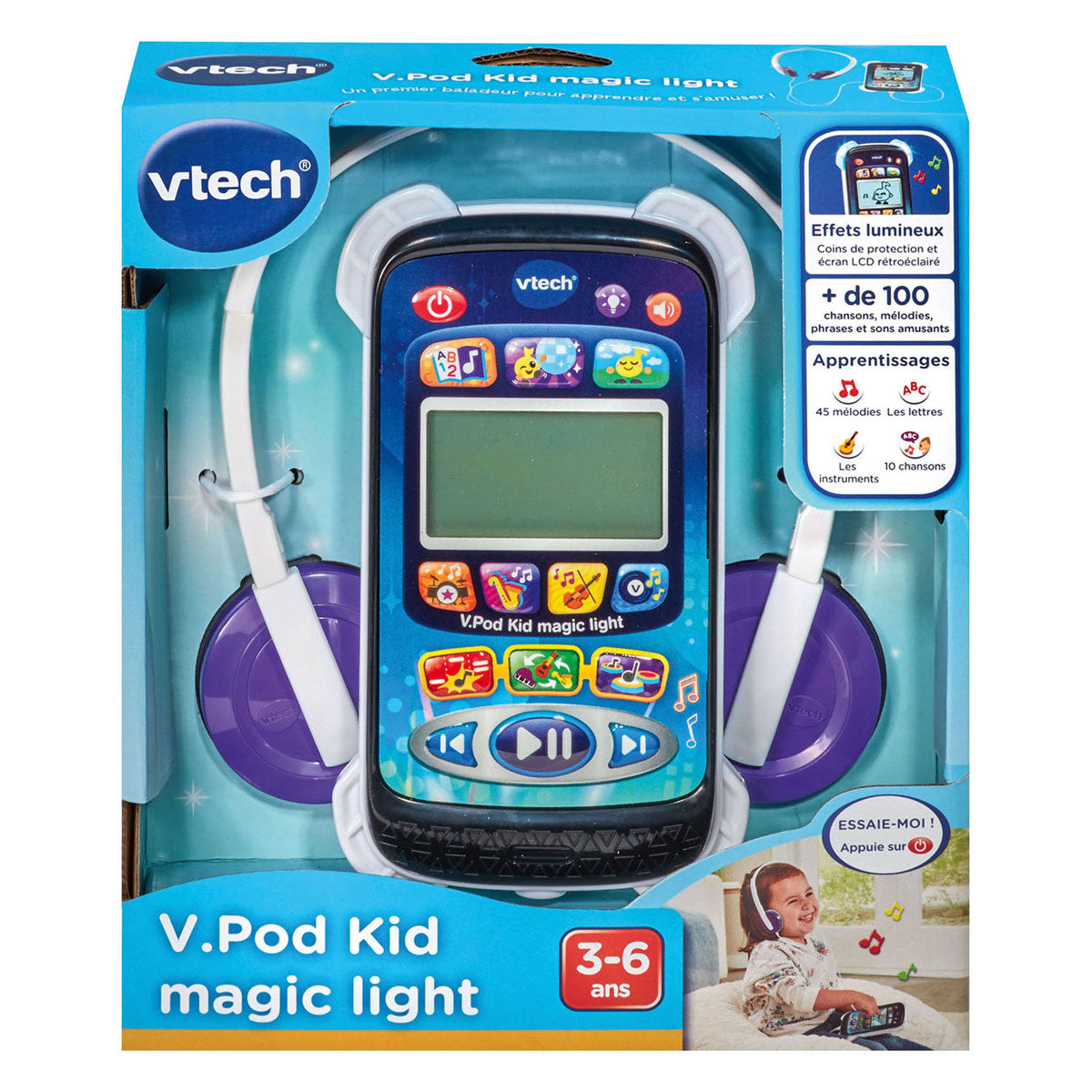 Lettore musicale magico Vtech con luci