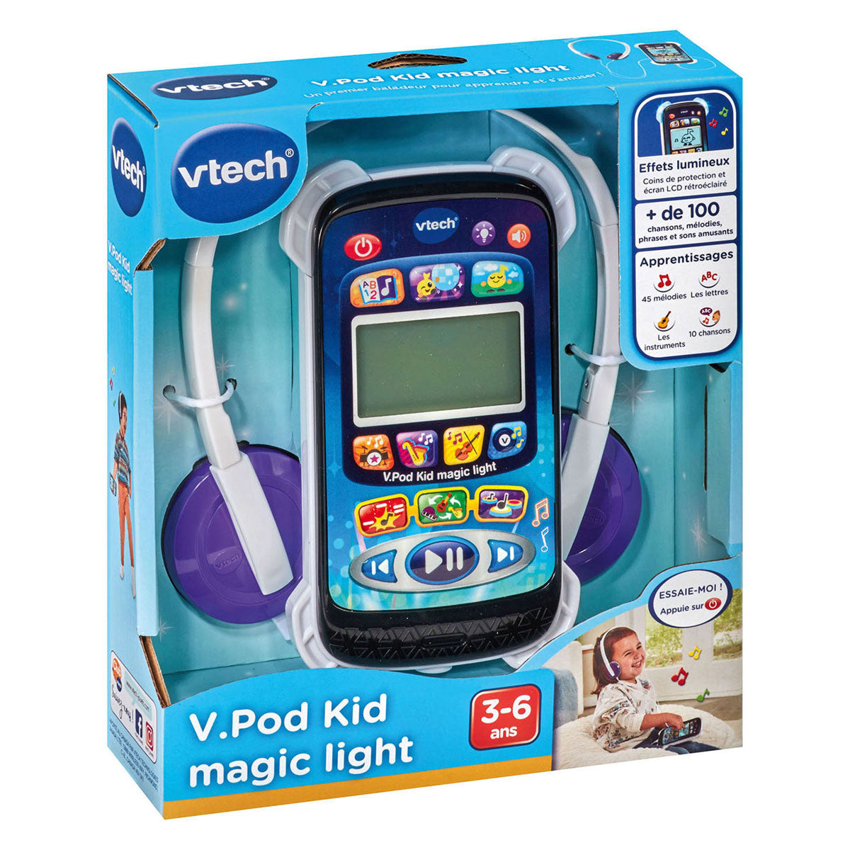 Lettore musicale magico Vtech con luci