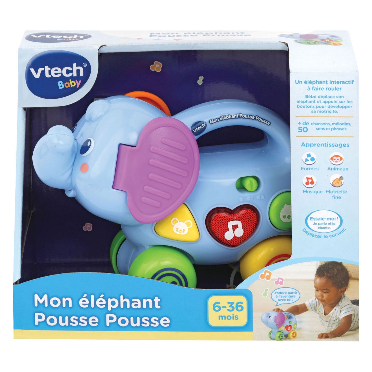 Elefantino da spinta Vtech
