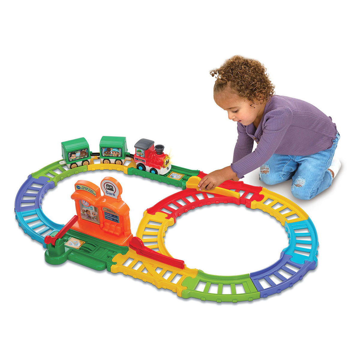 Set di treni per vagoni Vtech Toot Toot