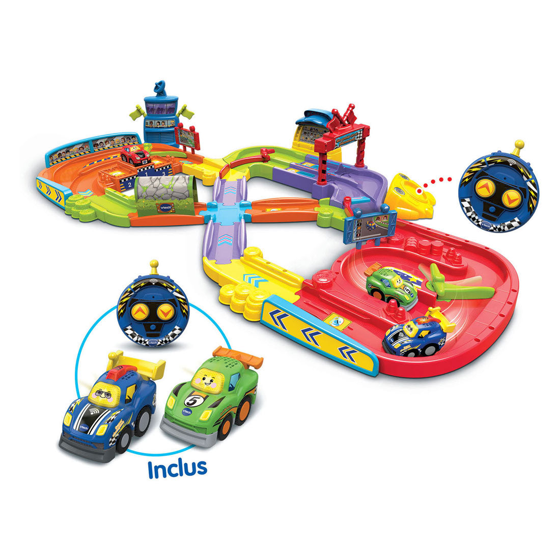 Vtech toet toet auto's- mijn eerste interactieve circuit incl. 2 auto's