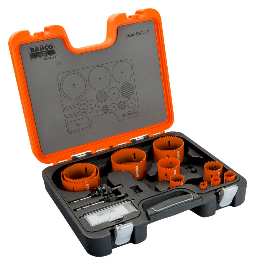 Set di seghe a tazza Bahco Sandvik 77-16 86