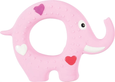 Zolux Puppyspeeltgoed Elephant Pink in lattice