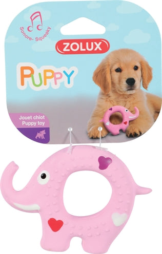 Zolux Puppyspeeltgoed Ladex Elephant Pink