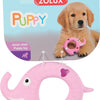 Zolux Puppyspeeltgoed Elephant Pink in lattice