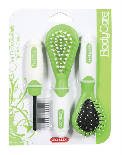 Zolux Rodycare Spazzola set di roditore verde