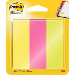 Indici post-it autoadesivi gamma colori