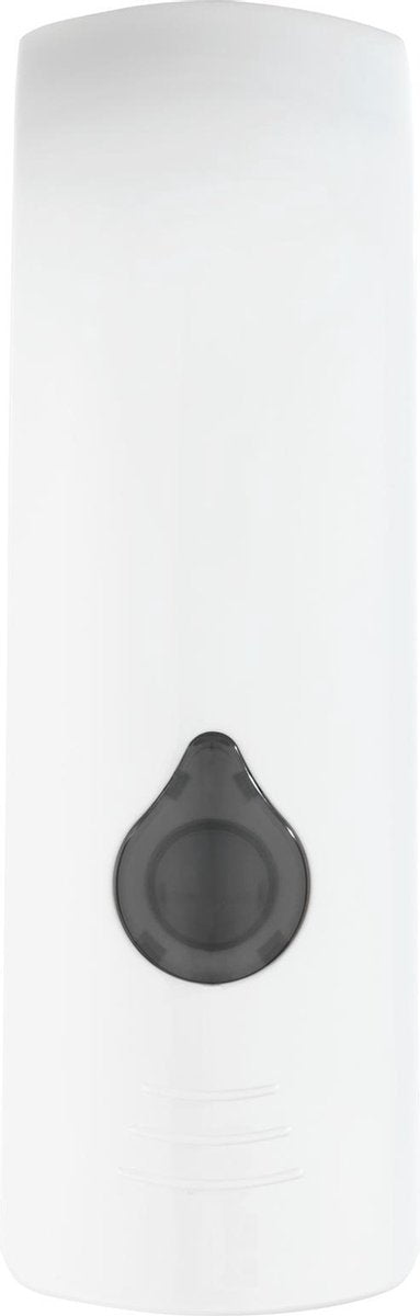 Dispenser di sapone disinfettante Wenko Ranera S - 280 ml in plastica bianca - montaggio a parete - pompa per sapone
