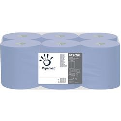 Toalla en rollo peppernet 412056 2 capas 135m azul