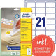 Etichette riadesive Avery Zweckform L6023-25 bianco
