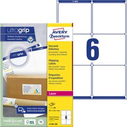 Etichette di spedizione Avery Zweckform Ultragrip bianche