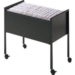 Carro para archivadores colgantes duradero 309501 acero negro