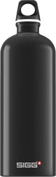 Sig | viajero 1.0l negro | botella de aluminio para beber