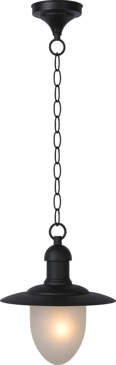 Lucide aruba - hanglamp binnen buiten - ø 25 cm - 1xe27 - ip44 - zwart