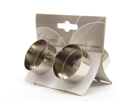 Portacandela Decoris in ferro con penna dia.4,2cm