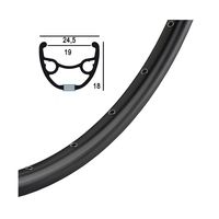 Rigida Velg 27.5 (584) Rival-19 32 14 Black (Inshat)