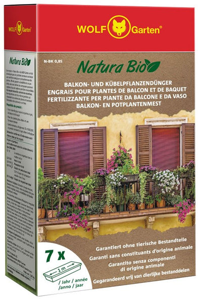 Wolf Garten Natura Bio concime per piante da balcone e vaso n-bk 0,85 - 3856505