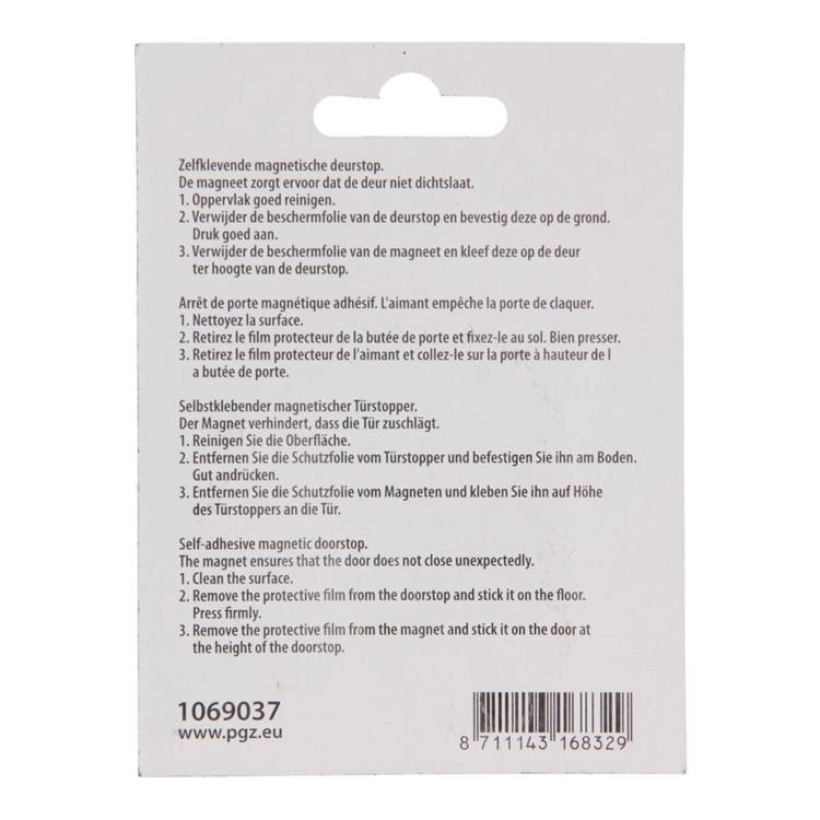 Mack 1069037 - magnetische deurstop wit ø 50 mm 1 st pc | 6 stuks