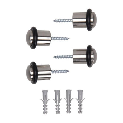 Mack 1069045 - modello cilindro fermaporta aspetto inox ø 20h30 mm 4 pz pz | 6 pezzi
