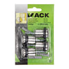 Mack 1069045 - deurstop cilindermodel inox look ø 20h30 mm 4 st pc | 6 stuks