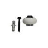 Mack 1069030 - fermaporta con gomma nera ø 30 mm 1 pz pz | 6 pezzi