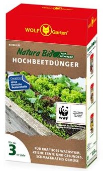 Wolf garten natura bio moestuinbakmest n-hb 0,85 - 3857505
