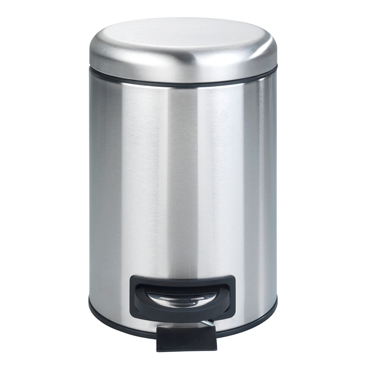 Wenko 1069562 - afvalemmer leman 3 ltr rvs mat | 1 stuks