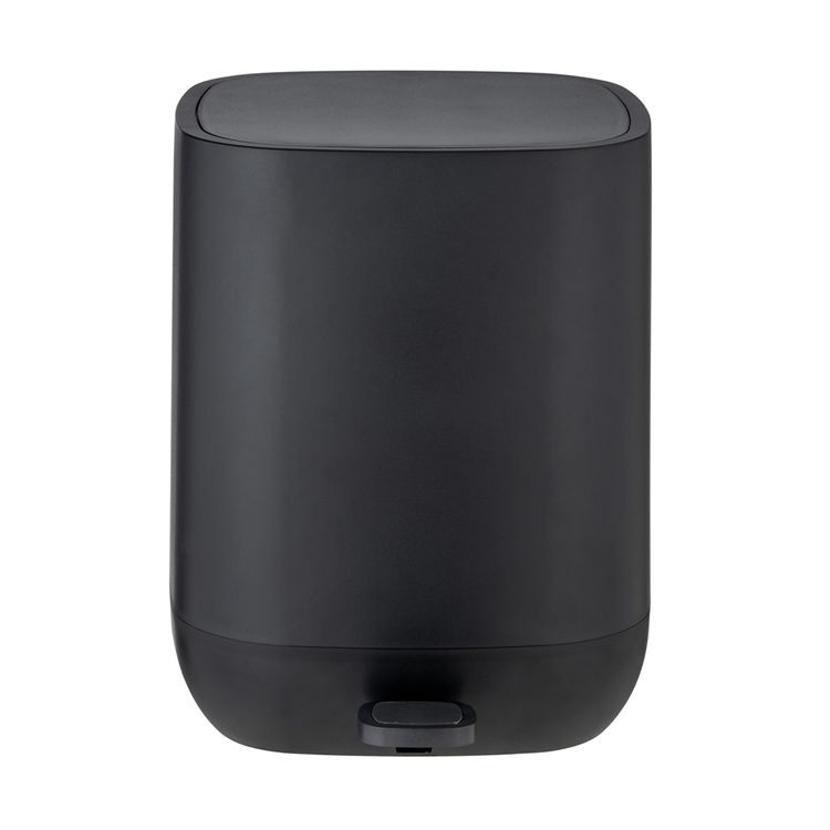 Wenko 1069577 - afvalemmer davos zw.5 ltr. ec | 1 stuks