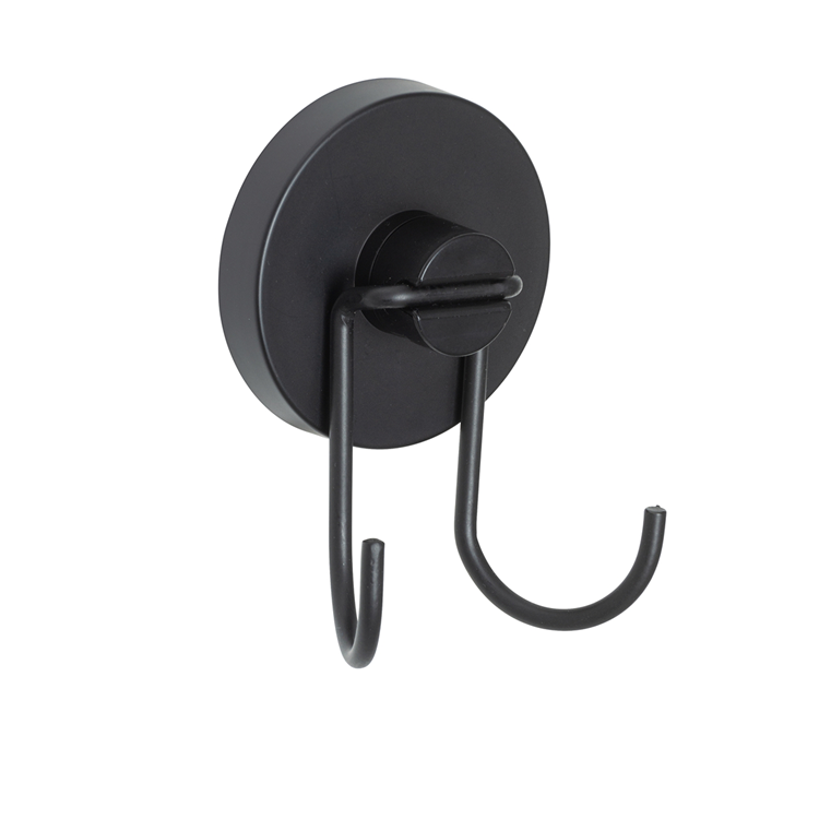 Wenko 1069602 - tergivetro per doccia Vacuum-Loc nero | 1 pz