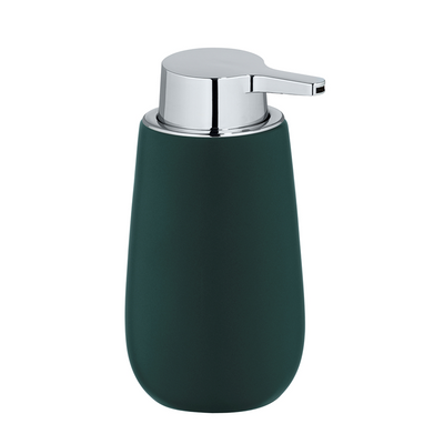 Wenko 1069565 - distributore di sapone. ceramica badi. grigio scuro | 1 pz