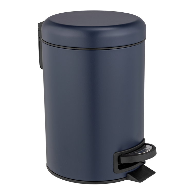 Wenko 1069575 - afvalemmer leman 3l donkerbl. | 1 stuks