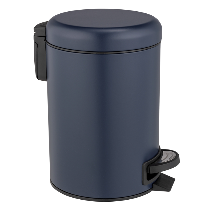 Wenko 1069575 - afvalemmer leman 3l donkerbl. | 1 stuks