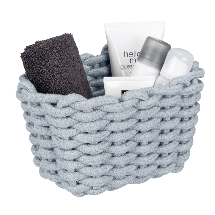 Wenko 1069558 - opbergmandje tia s grijs | 1 stuks