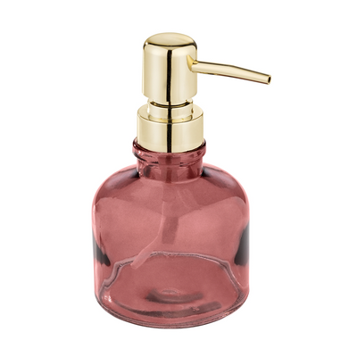 Wenko 1069593 - dispenser di sapone. bicchiere atessa rosa antico | 1 pz