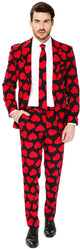 Opposuits rey de corazones - disfraz de hombre - traje - san valentín - rojo - ropa de carnaval - talla 60