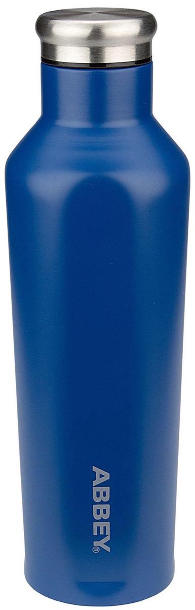 Botella para beber de doble pared Abbey Camp Abbey - Godafoss - 0,48 l - azul plateado - 0,48 l