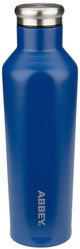 Botella para beber de doble pared Abbey Camp Abbey - Godafoss - 0,48 l - azul plateado - 0,48 l