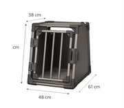 Trixie Vervoersbox aluminium grafiet - afbeelding 3