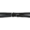 Trixie Dog Leash Police Linea attivo Comfort Leather Black