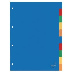 Tabs colorati canguro a410 pp a4 120 micron 10 pezzi 4 fori